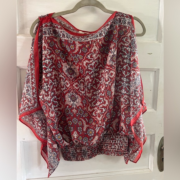 Max Studio Red Blouse - Picture 1 of 6